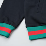 GG Jacket Full Zip Monogram Track Black