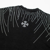 CHRM HRTS Sweatshirt Rhinestone Graphic CH048