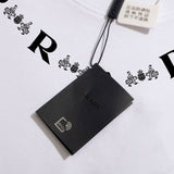 PRD T-shirt Bicycle Print White
