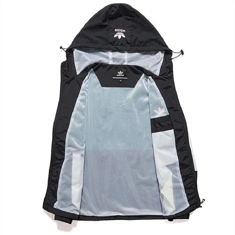 AD™ - Stylish windbreaker jacket with zipper
